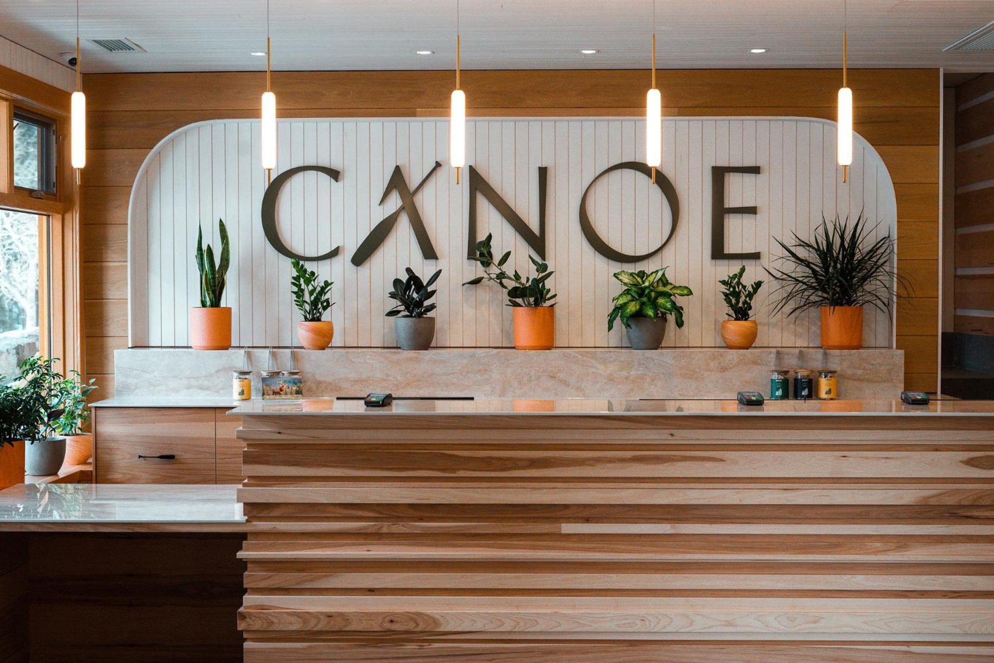 Canoe And Hotel
